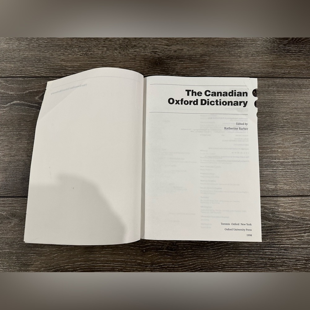 The Canadian Oxford Dictionary published in 1998, - Picture 11 of 14